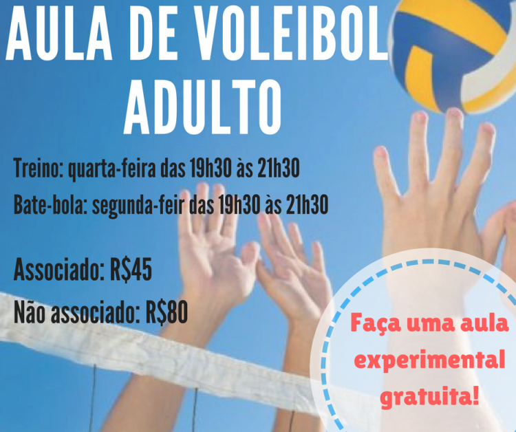 Aula de vôlei
