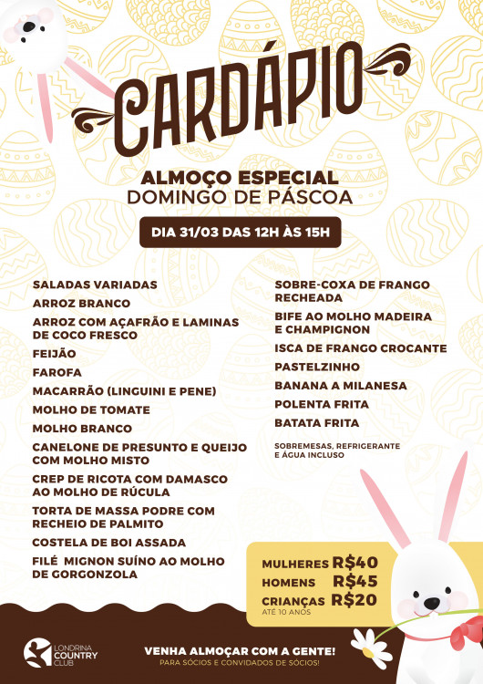cardápio