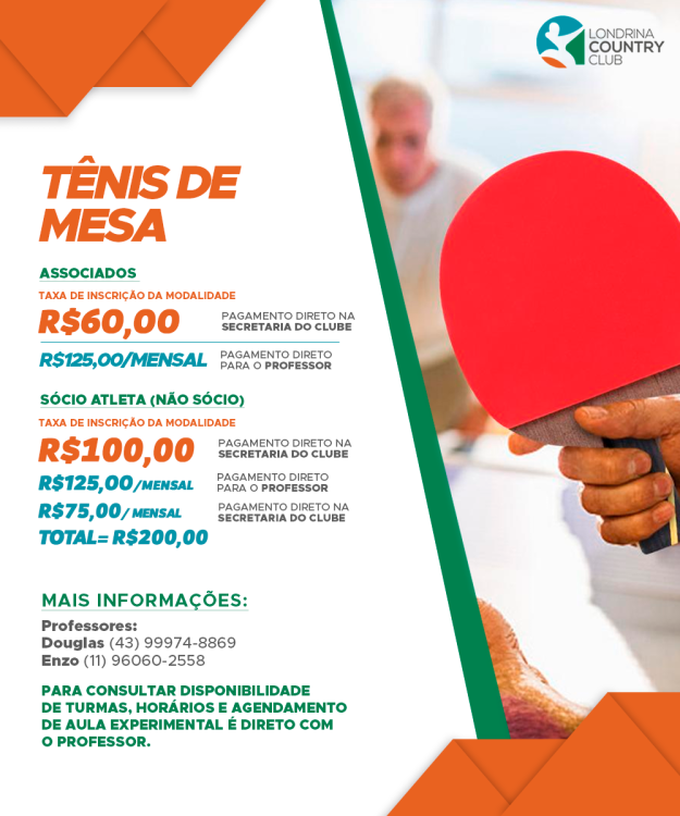 t&ecirc;nis de mesa